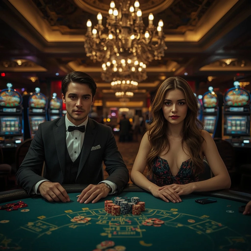 Deux joueurs de poker au Betory Casino Crypto